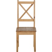 Salvador Tile Top Dining Chair White/Distressed Waxed Pine
